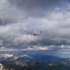 Flugwegposition um 15:19:56: Aufgenommen in der Nähe von Gemeinde Zell, Österreich in 2361 Meter